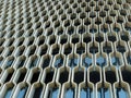 Concrete grille Wall of Historic IBM Building