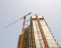 Concrete Highrise Construction Site Royalty Free Stock Photo