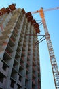 Concrete Highrise Construction Site Royalty Free Stock Photo