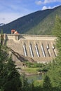 Concrete hydro electric dam Royalty Free Stock Photo