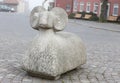 Concrete jersey barrier sheep shpaped