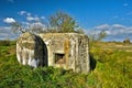 Concrete military bunker built during the Second World War near Zohor Royalty Free Stock Photo