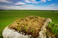 Concrete military bunker near Vysoka pri Morave village Royalty Free Stock Photo