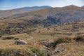 Concrete military bunker ruins built in communist era Albania Royalty Free Stock Photo