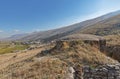 Concrete military bunker ruins built in communist era Albania Royalty Free Stock Photo