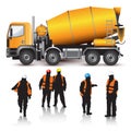 Concrete mixer truck