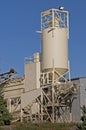 Concrete mixing facility Royalty Free Stock Photo