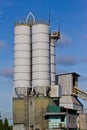 Concrete mixing plants Royalty Free Stock Photo