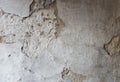 Concrete old grundge rustic gray wall background texture, aged cracked wall design element