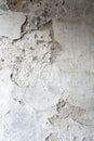 Concrete old grundge rustic gray wall background texture, aged cracked wall design element