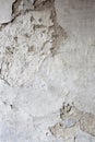 Concrete old grundge rustic gray wall background texture, aged cracked wall design element