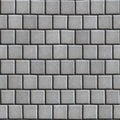 Concrete Pavement Laid as Gray Small Square Royalty Free Stock Photo
