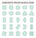 Concrete paver block