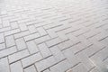 Concrete paver block floor pattern for background Royalty Free Stock Photo