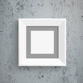 Concrete Picture Frame Royalty Free Stock Photo