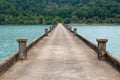 Concrete pier Thailand Royalty Free Stock Photo