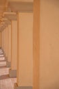 Concrete pillars on a passageway at downtown Tucson, Arizona Royalty Free Stock Photo