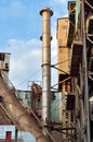 Industrial exhausting chimney Royalty Free Stock Photo