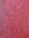 Concrete with red paint