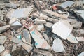 Concrete rubble debris Royalty Free Stock Photo