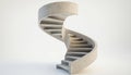 Concrete Spiral Staircase Royalty Free Stock Photo