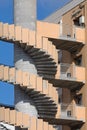 Concrete Spiral Stairs Royalty Free Stock Photo