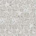 Concrete square tile grey grunge texture seamless pattern, vector