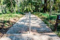 Concrete stair in national park Royalty Free Stock Photo