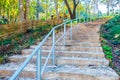 Concrete stair in national park Royalty Free Stock Photo