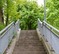 Concrete Stair, Outside Abstract Staircase, Cement Stairs, Old Empty Street Stairway, Stone Walkway Architecture Royalty Free Stock Photo