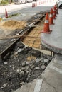 Concrete staircase is deteriorate wait to repair