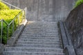 Concrete stairways in Japan