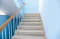 Concrete steps in an apartment Royalty Free Stock Photo