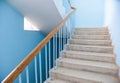 Concrete steps in an apartment Royalty Free Stock Photo