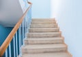 Concrete steps in an apartment Royalty Free Stock Photo