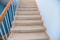 Concrete steps in an apartment Royalty Free Stock Photo