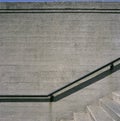 Concrete steps and iron railings Royalty Free Stock Photo