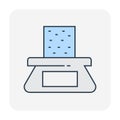 Concrete testing icon