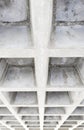 Concrete structure ceiling Royalty Free Stock Photo