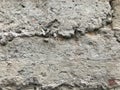 Concrete surface with sharp texture