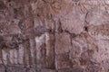 Concrete texture background, rough worn wall in old house