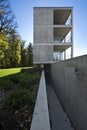 Modern building, view from the garden Royalty Free Stock Photo