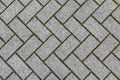 Concrete tile texture. City pavement background. Abstract stone brick pattern. Street sidewalk texture