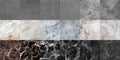 Concrete tiles. Realistic stone floor and wall cement pattern. Marble flooring. Dark and light granite structure. Square