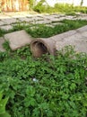 Concrete tube for sewage waters