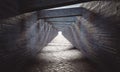 concrete tunnel structure Royalty Free Stock Photo