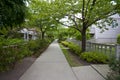 Concrete walkway