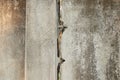 Concrete wall crack Royalty Free Stock Photo