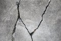 Concrete wall crack and copy space Royalty Free Stock Photo