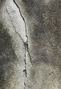 Concrete wall crack and copy space Royalty Free Stock Photo